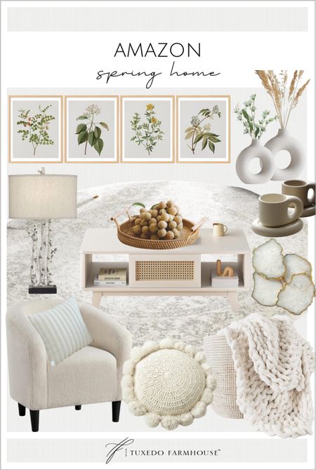Amazon Spring Home

Bring some cozy Spring time vibes to your space with these finds from Target. 

Spring, neutrals, warm, beige, prints, chairs, blankets, pillows, throws, cozy, lamps, coffee table, vases.