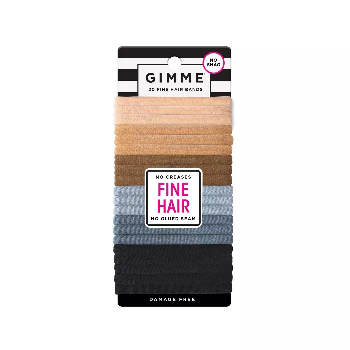 Gimme Clips Fine Hair Bands - Neutral - 20ct | Target