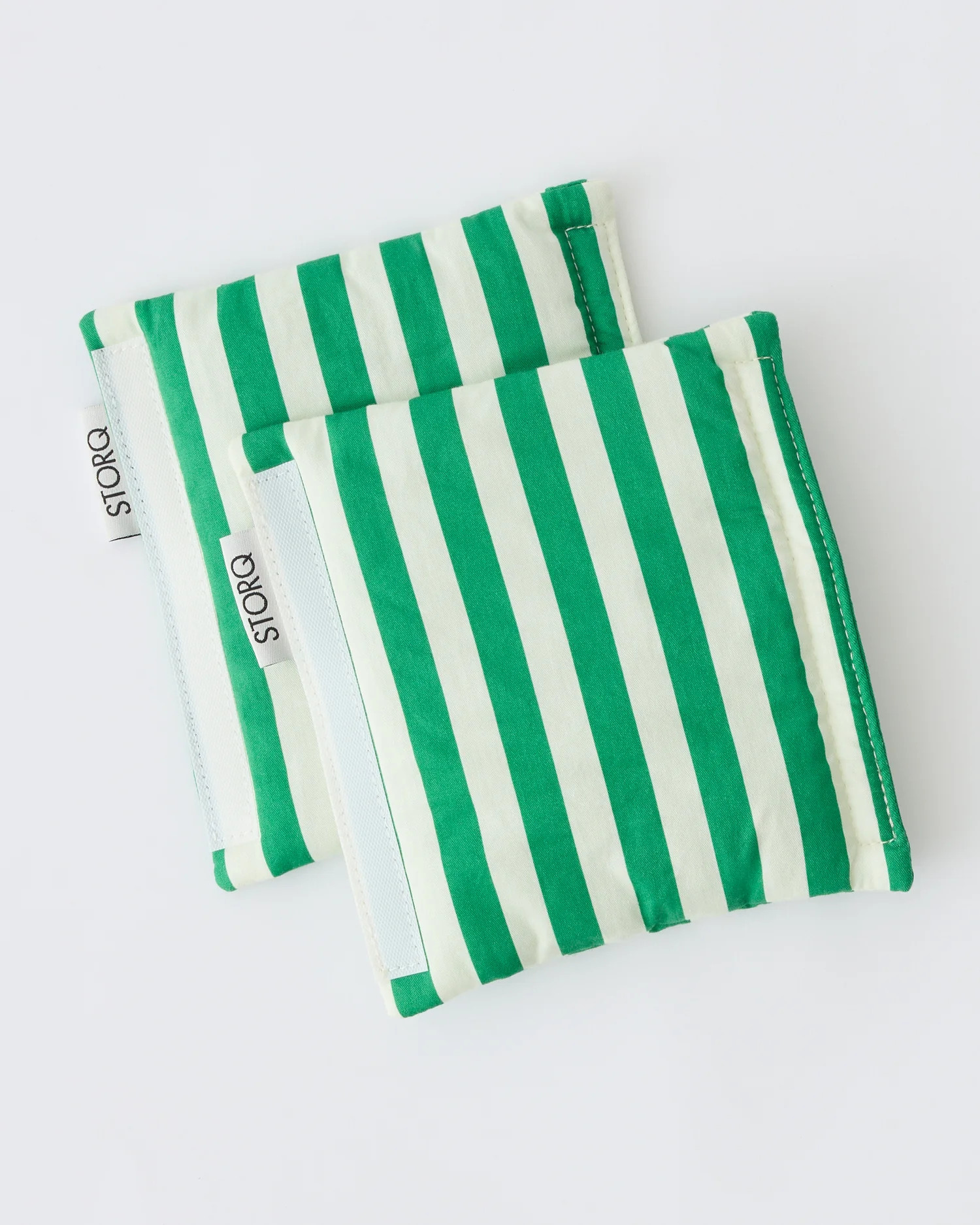Universal Stroller Seat Liner and Strap Covers For Babies Breathable Padded Washable | Green Stri... | Kindred Bravely