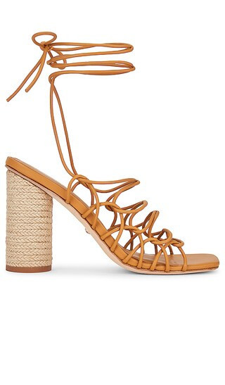 Damaris Heel in Dark Tan | Revolve Clothing (Global)