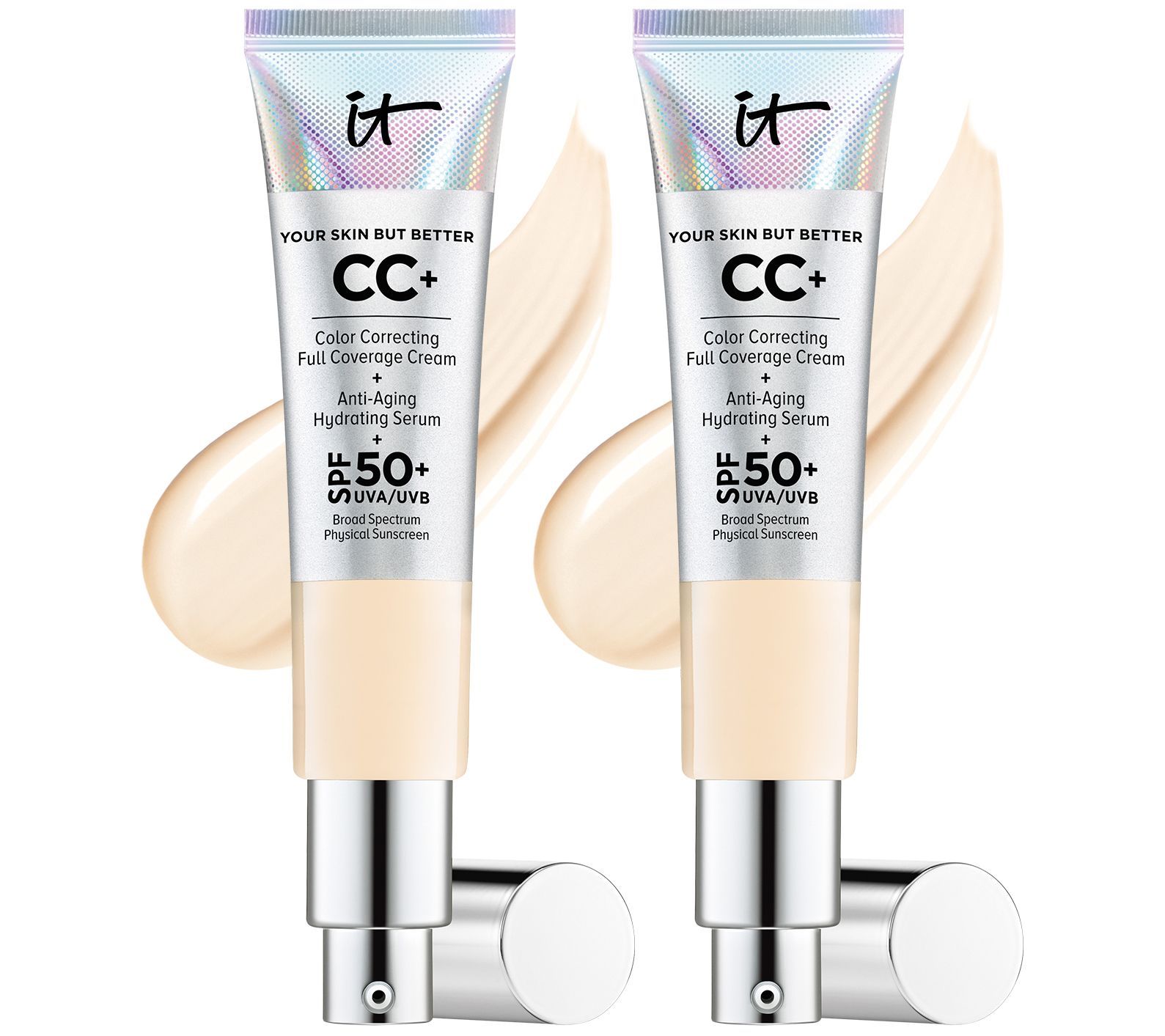 IT Cosmetics Full Coverage Physical SPF 50 CC Cream Duo | QVC