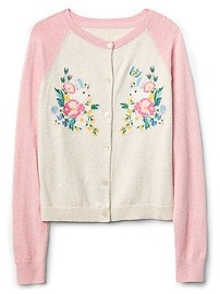 Gap | Sarah Jessica Parker Floral Embroidered Cardigan | Gap US