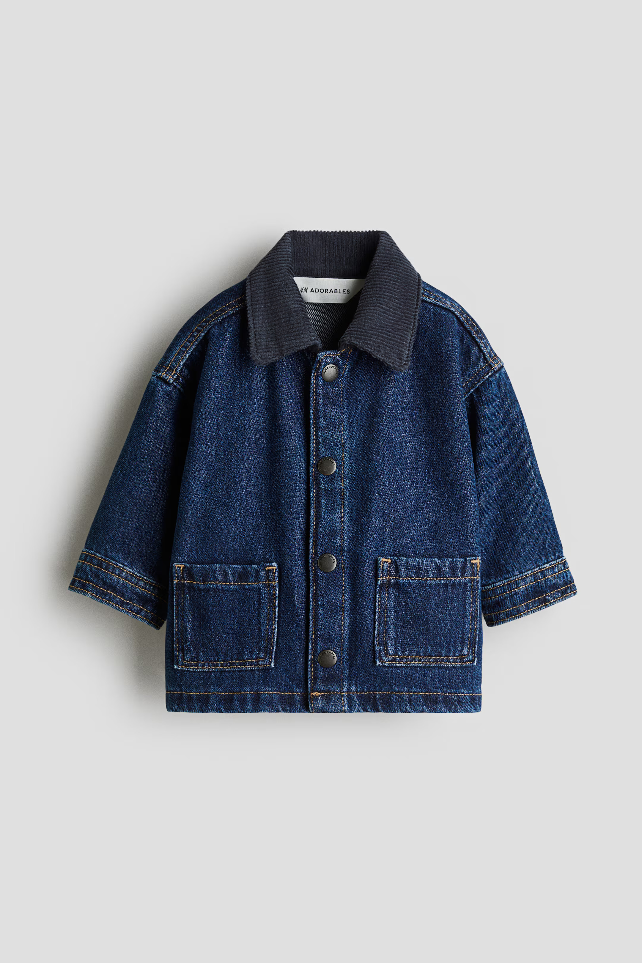 Corduroy-collar denim jacket | H&M (UK, MY, IN, SG, PH, TW, HK)