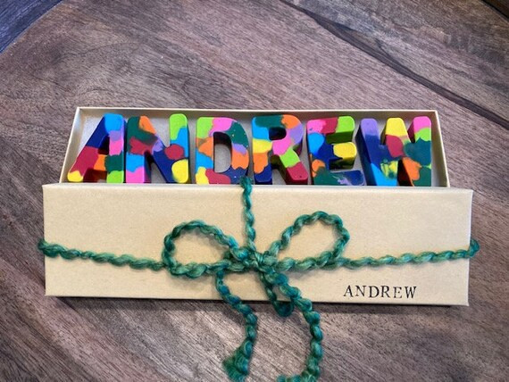 Crayon Letter Personalized Name Custom Name Crayons Alphabet | Etsy | Etsy (US)