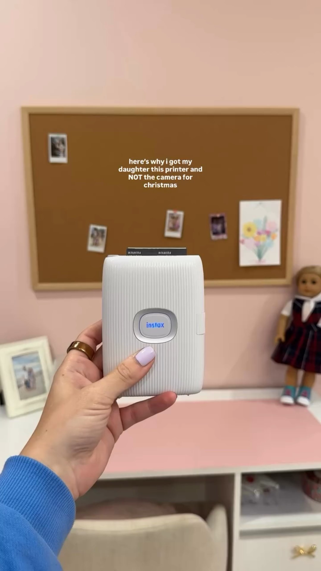 here’s why the printer is a better option ⬇️

tap follow and comment a 💗 for direct link ◡̈ 

i know those cutie @fujifilmx_us cameras are trending, and of course my 8y wants one, but what she wants is the little polaroids. if you’re a millennial and used to take pics on a disposable cam you remember what the one shots looked like, and with how $$ the polaroid pics are im not having her print 63829 photos bc she didn’t like the first shot. 

I love my printer because you can print right from the app on your phone or tablet (my daughter can independently choose the photos she loves from her iPad) after i airdrop them to her. the printer is on sale right now 🏃‍♀️