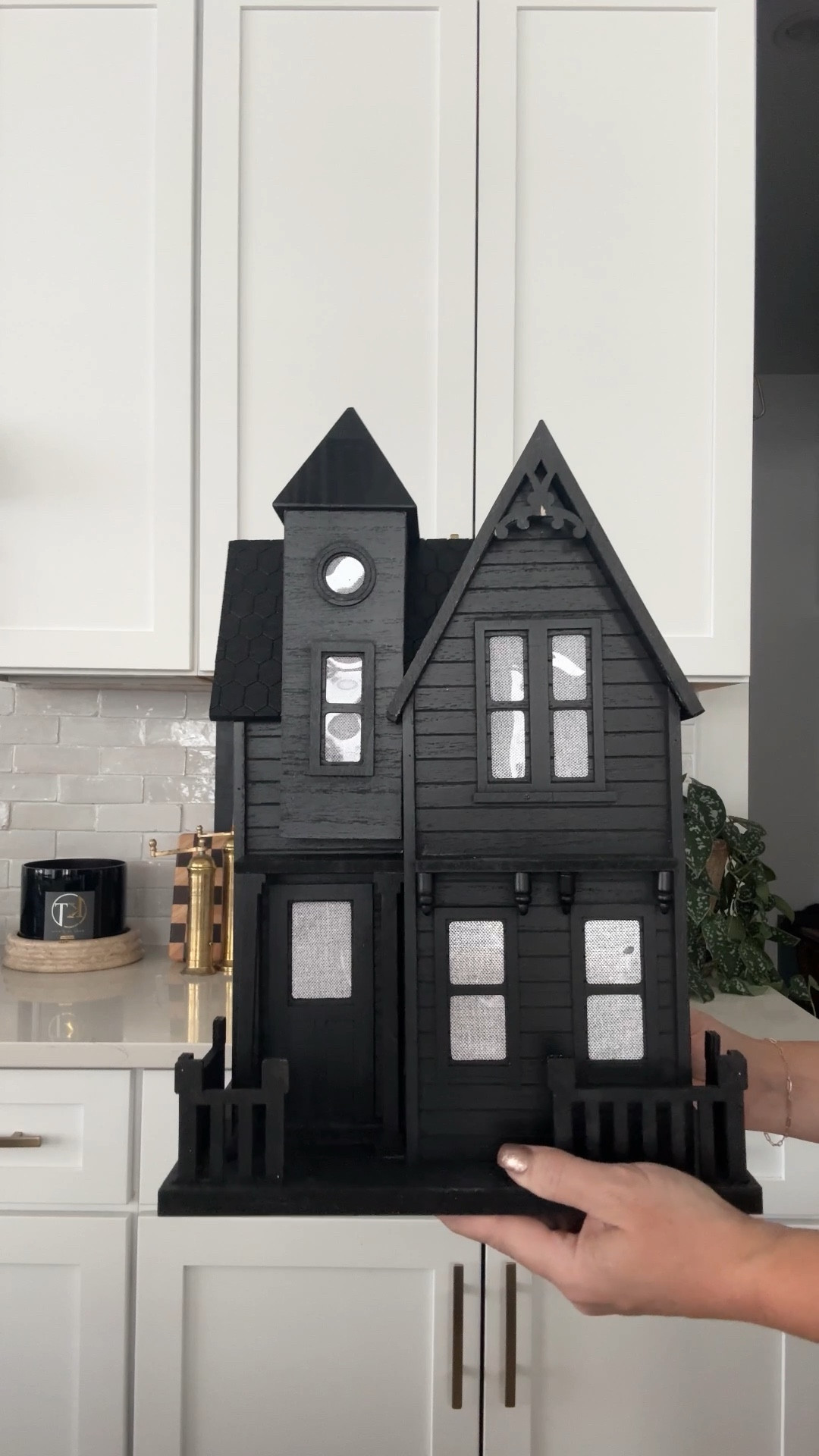 Hunted house Halloween decor, they also light up! 

#LTKSeasonal #LTKVideo #LTKHome