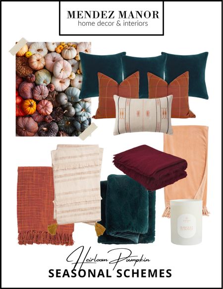When it comes to creating the cutest color palettes, nature knows best! From deep greens to blushy creams, this heirloom pumpkin scheme is quickly becoming a favorite! Mix and match your pillows and blankets in this seasonal style that feels rich and unexpected. 🍁

#pillows #blankets #autumm #pumpkin #homedecor #homeaccessories

#LTKhome #LTKstyletip #LTKSeasonal