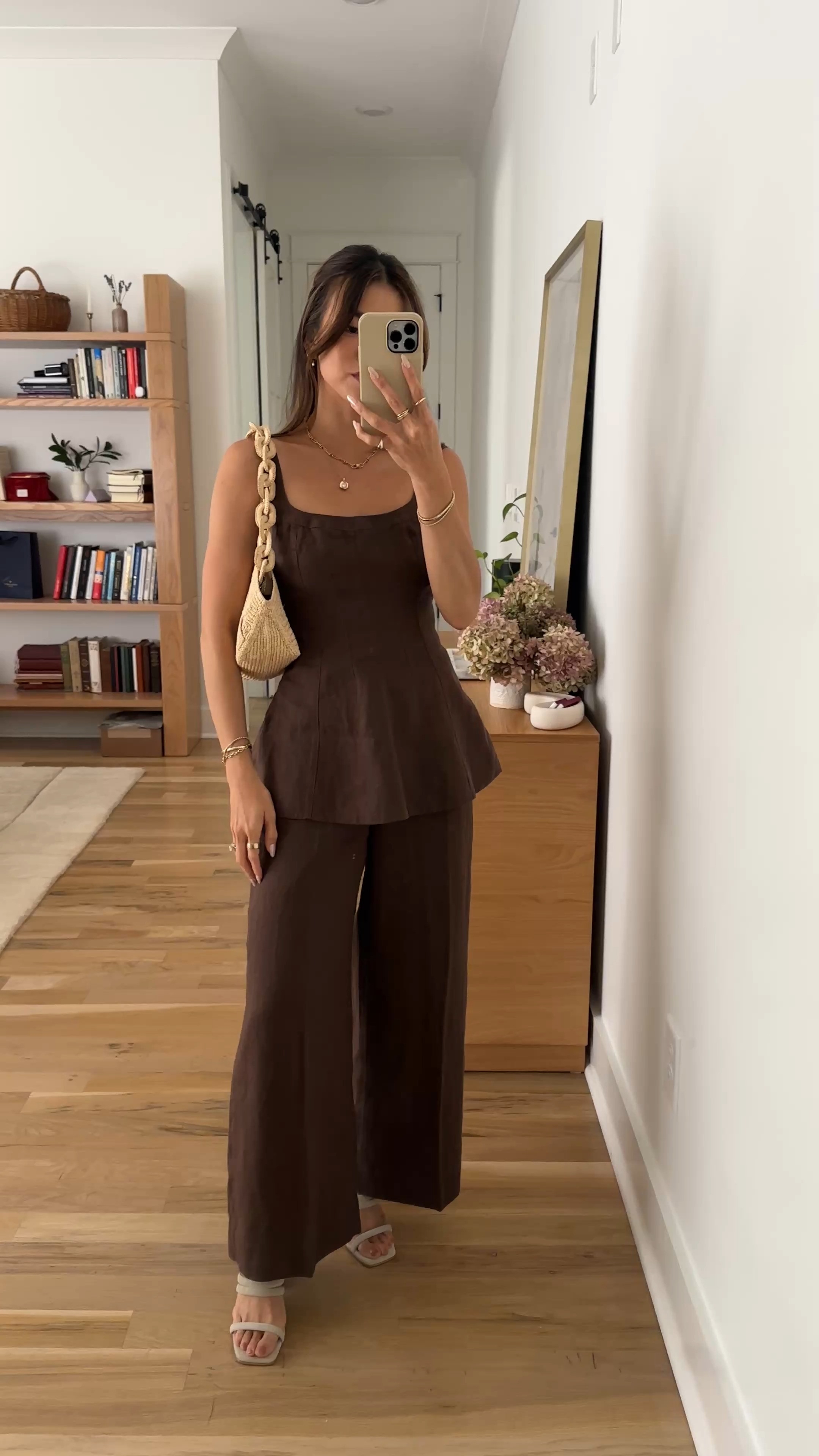 The cutest top from @abercrombie. I love this set and it’s 100% linen!

Sizing info:
-Abercrombie 100% Linen Peplum Top (XS in Brown) 
-Abercrombie 100% Linen High Rise Cropped Wide Leg Pant (24 Regular in Brown)
-Alohas Indiana Stone Beige Leather Sandals

Petite style, petite fashion, mom outfit, mom style, petite pants, petite outfit ideas, petite outfits, best pants for petite, petite denim, spring style, spring outfits, beach outfits, vacation outfits, summer outfits, Summer style, summer trends, linen set, linen outfit, summer linen

#LTKootd #LTKSeasonal #LTKPetite