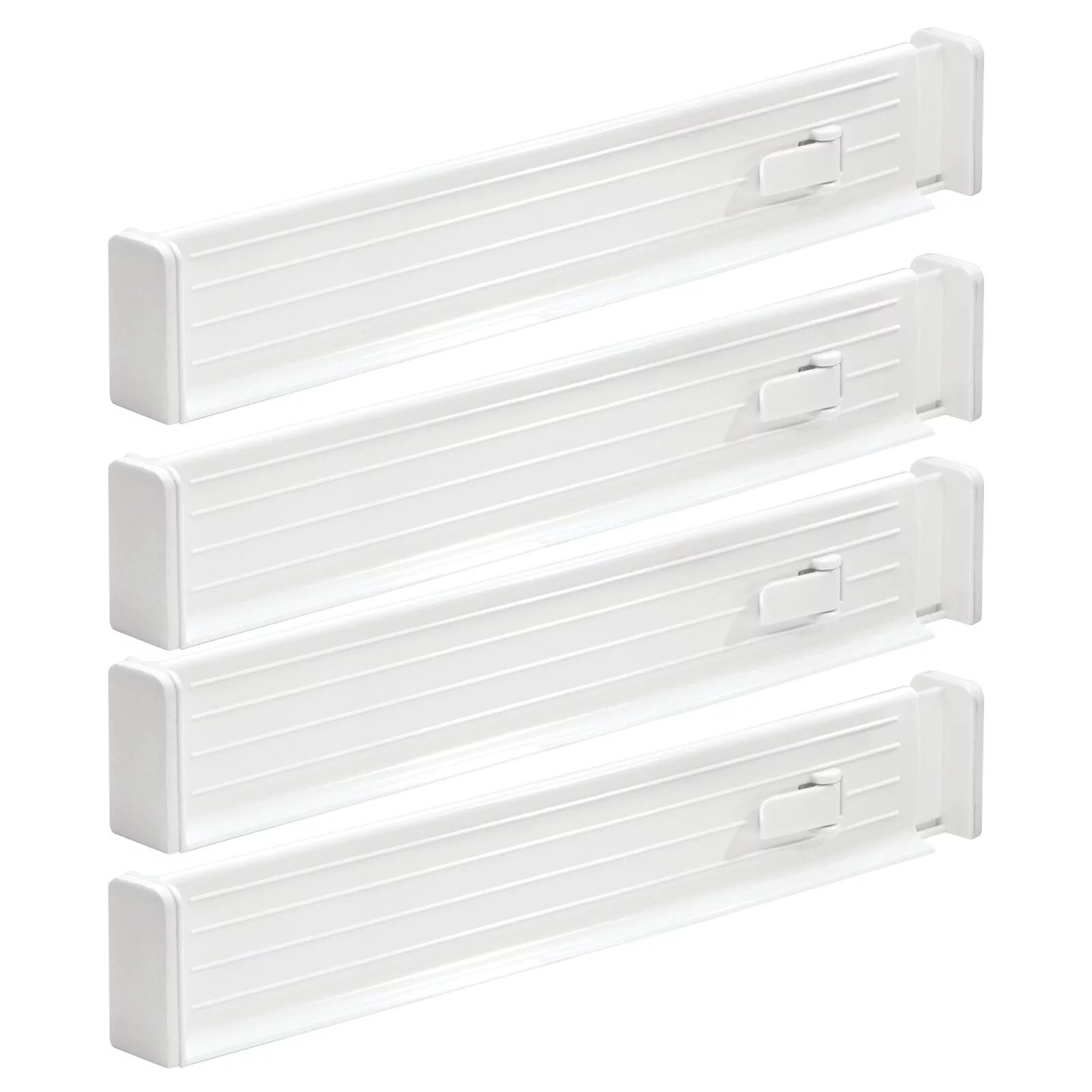 mDesign Expandable Dresser Drawer Organizer - Adjustable Drawer Divider - Foam Ends - Strong Secu... | Walmart (US)