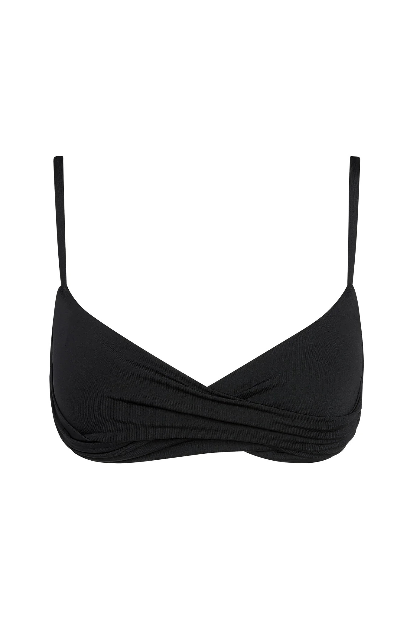Bordeaux Top - Black | Monday Swimwear