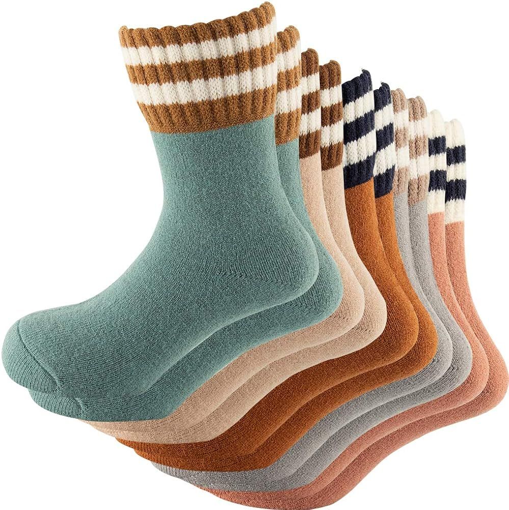 Kids Socks Warm Thick Socks for Baby Toddler Child Boys Girls Anti Slip Fashion Unisex Socks | Amazon (US)