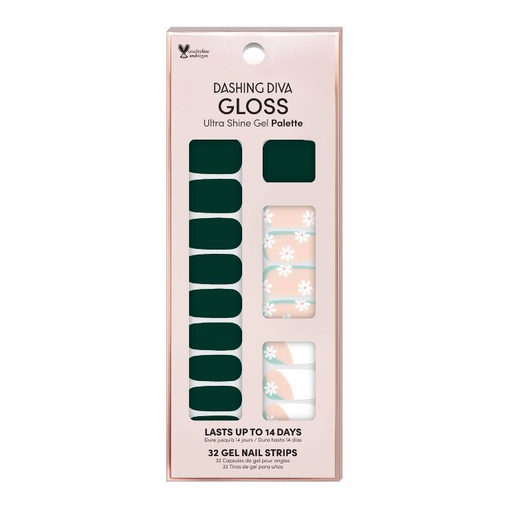 Dashing Diva Gloss Ultra Shine Gel Nail Art Palette - Ivy Twist - 32ct | Target
