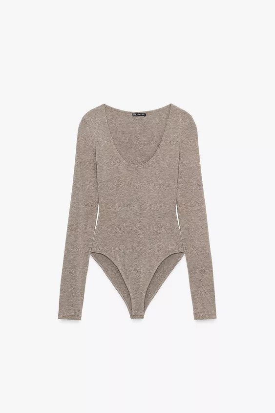 LONG SLEEVE SOFT BODYSUIT | Zara Canada