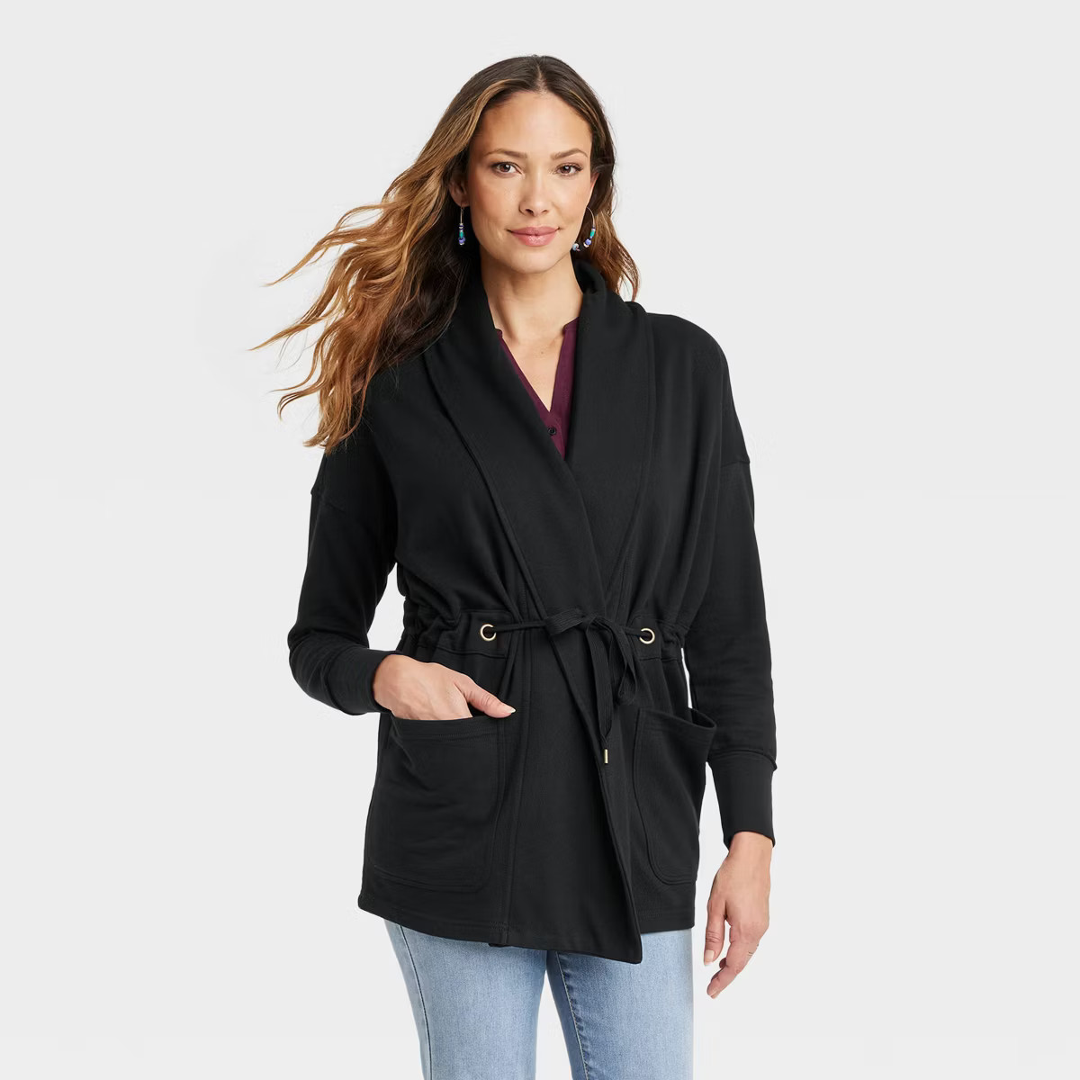 Women's Drape Front Jacket - Knox Rose™ | Target