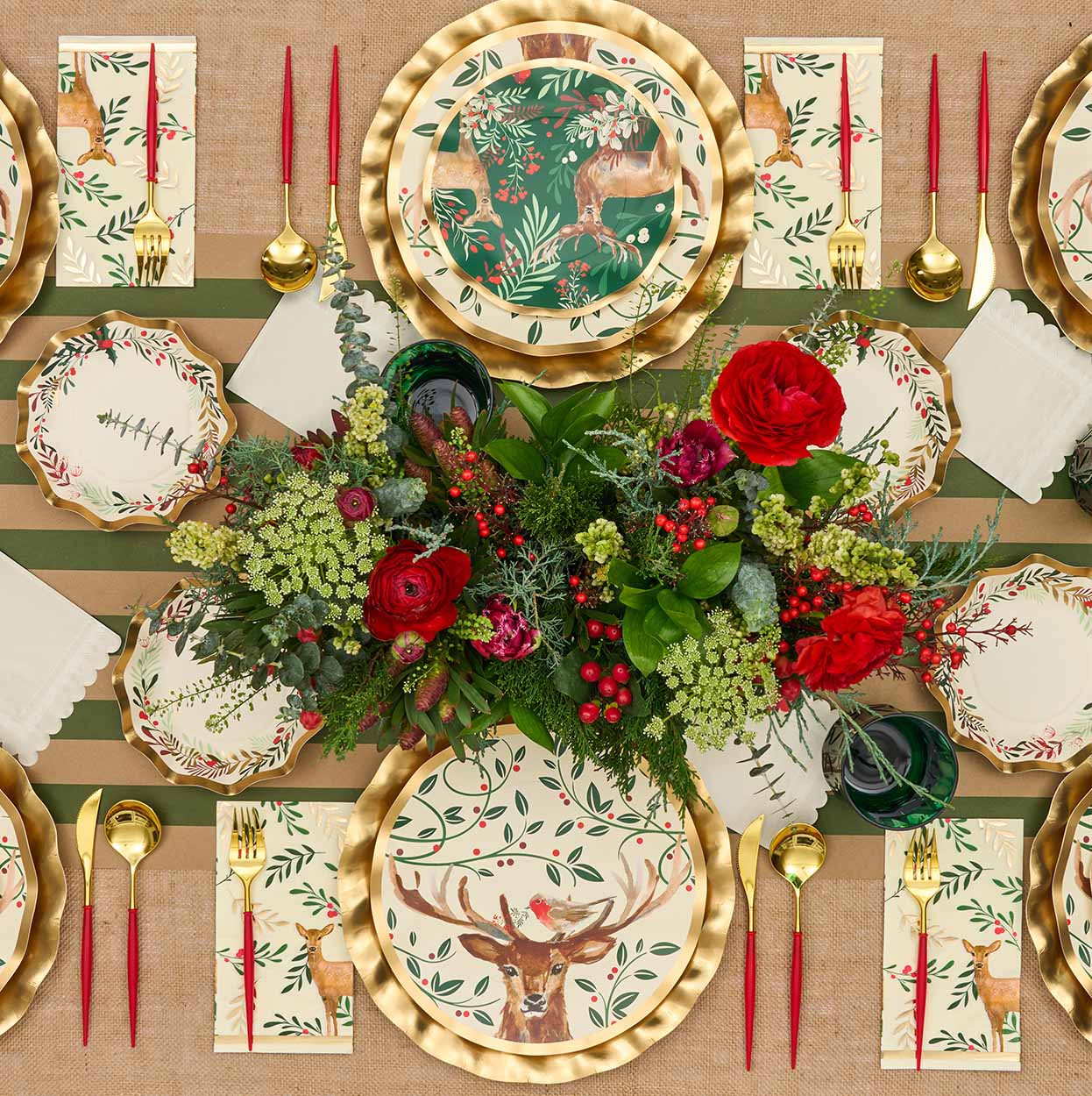 Christmas Forest Table Setting | Sophistiplate