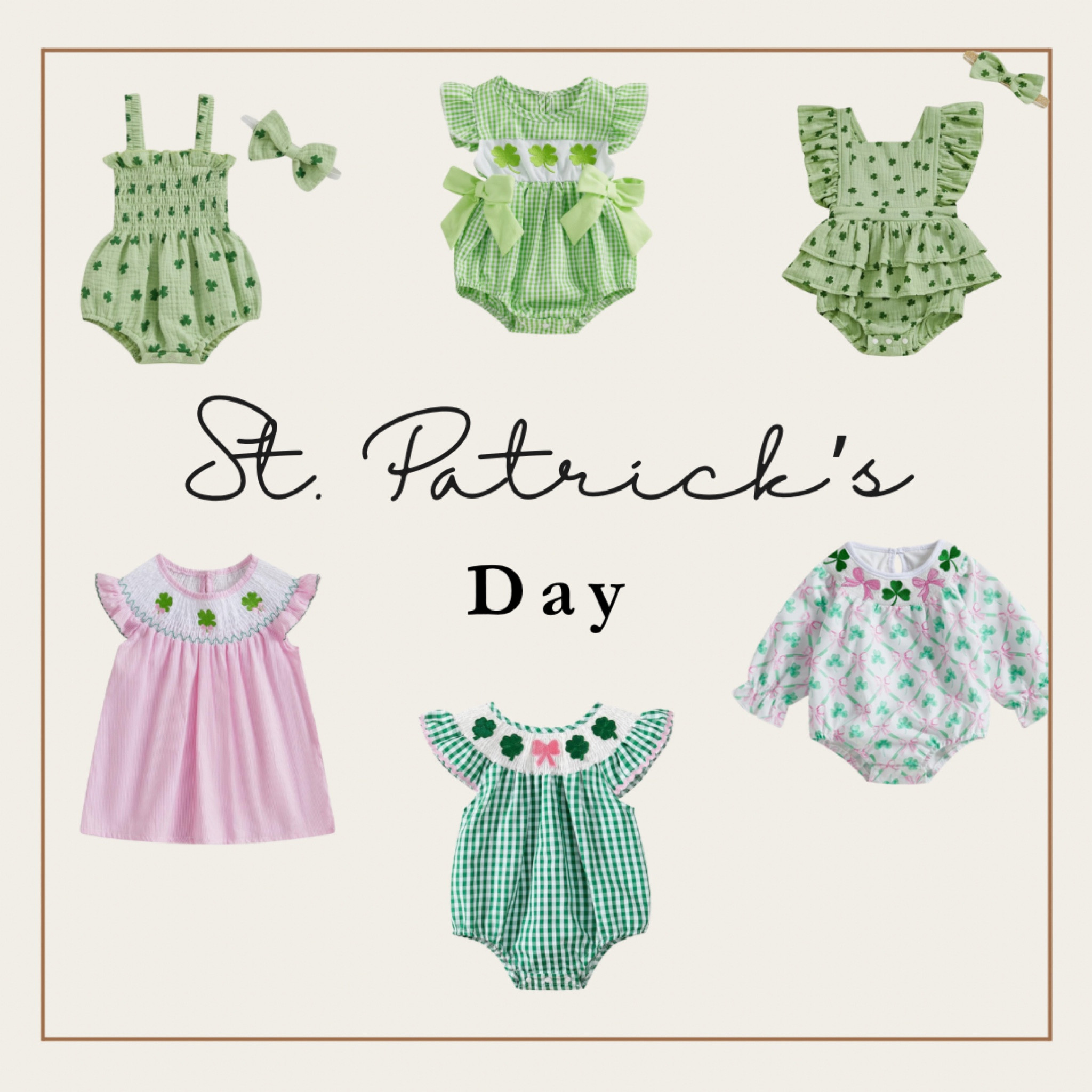 St. Patrick’s Day Baby/Toddler Outfits ☘️🌈

#LTKBaby #LTKKids #LTKSeasonal