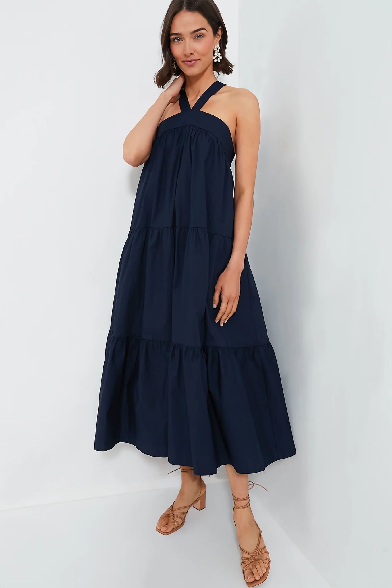 Navy Irene Maxi Dress | Tuckernuck (US)