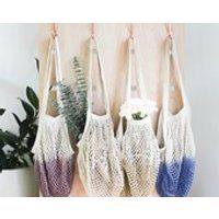 Net Bag, Crochet Tote Bag, Bag for Produce, Mesh Bag, Reusable Grocery Bag, Farmers Market Bag, Fishnet Bag, String Bag, Crochet Bag,Cotton | Etsy (US)