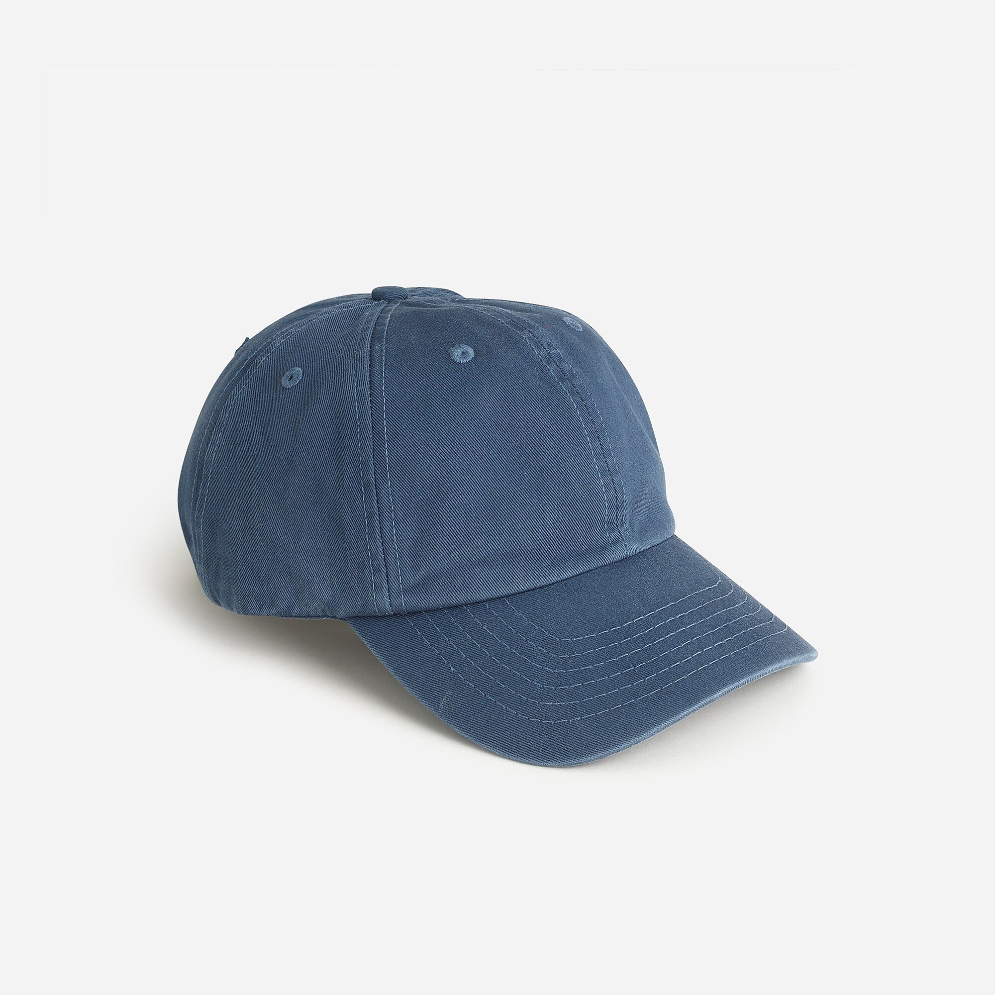 Made-in-the-USA garment-dyed twill baseball cap | J. Crew US