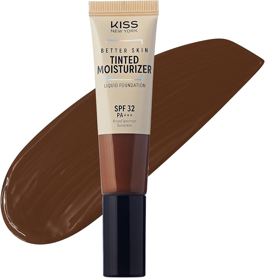 Tinted Moisturizer with SPF 32 PA+++ (Chestnut) 12 Hour Hydrating Sunscreen for Face, No White Ca... | Amazon (US)