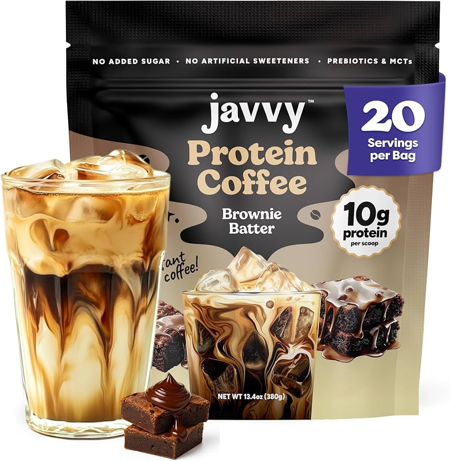 Brownie Batter Protein Iced Coffee - Premium Whey Protein & Instant Iced Coffees - 100% Natural C... | Amazon (US)