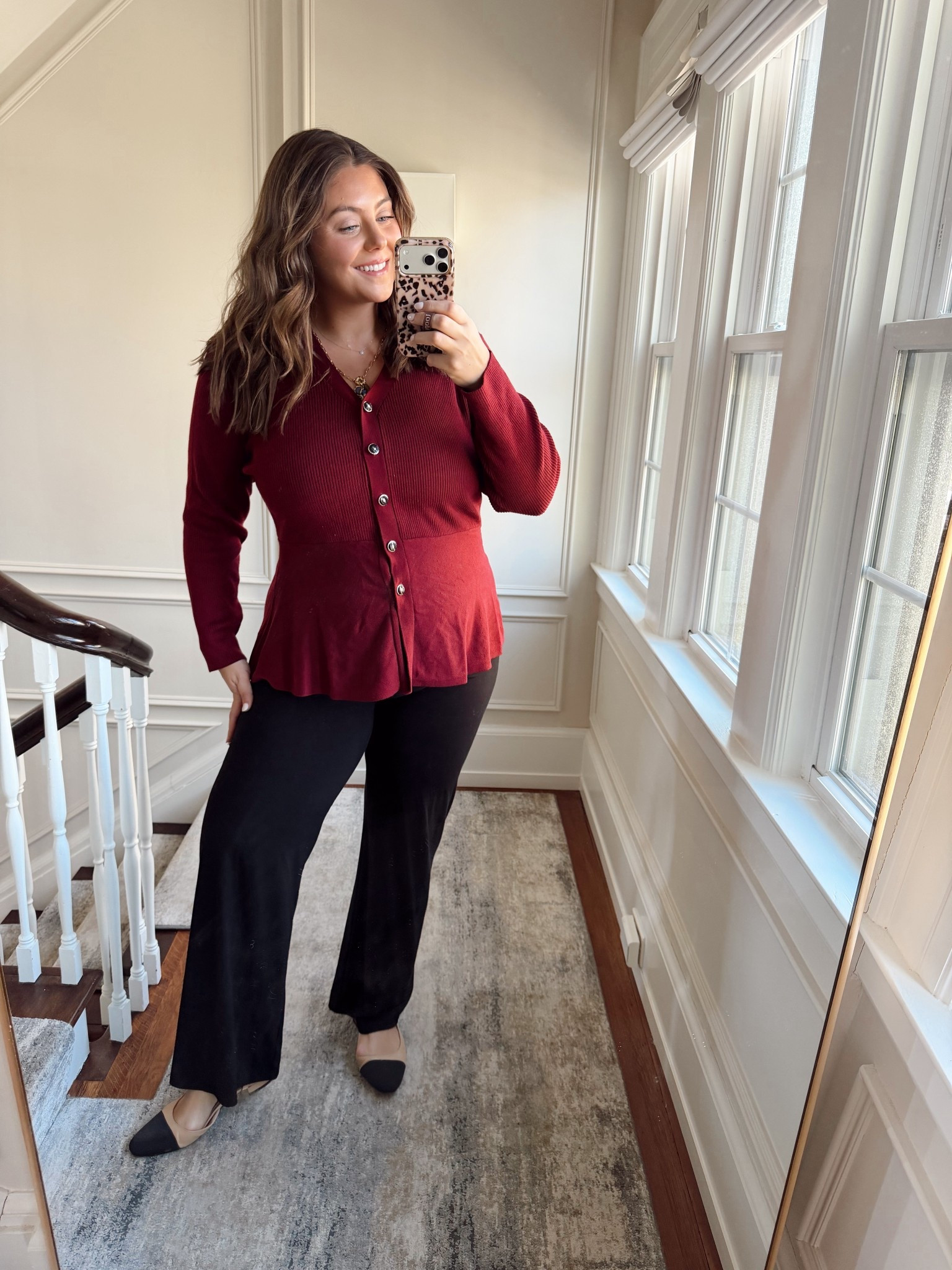 Wearing size XXL in top, XL in pants. 

#LTKMidsize #LTKootd #LTKWorkwear