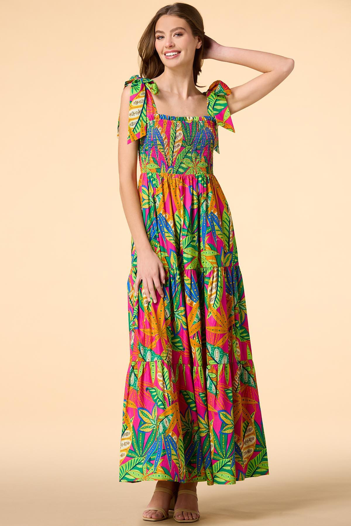 boat drinks maxi dress | Versona