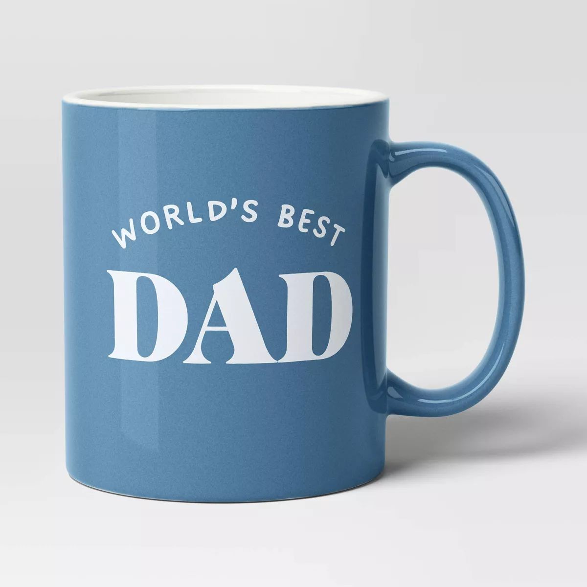 15oz Stoneware World Best Dad Mug Blue - Room Essentials™ | Target