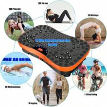 Vibration Plate Exercise Machine Whole Body Workout Vibrate Fitness Platform Lymphatic Drainage Machine For Weight Loss Shaping Toning Wellness Home G | SHEIN