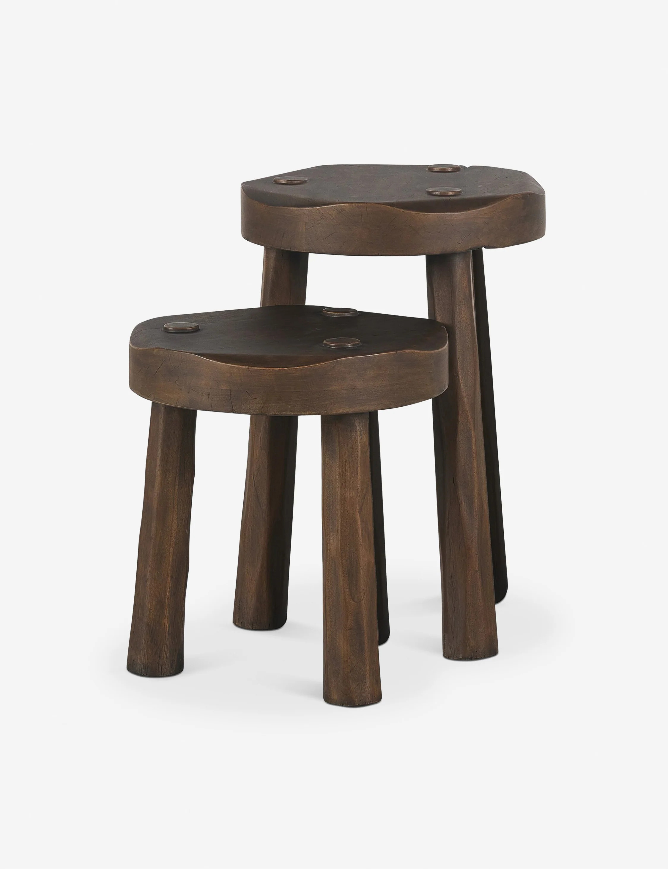 Maha Accent Stool (Set of 2) by Amber Lewis x Four Hands | Lulu and Georgia 