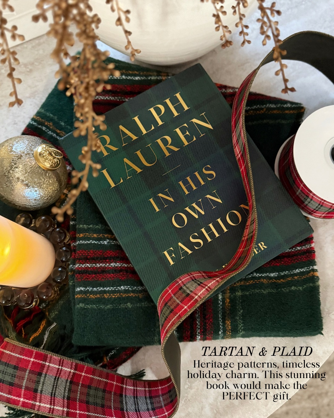 ✨TARTAN & PLAID · HERITAGE HOLIDAY STYLE✨ Nothing says timeless like classic Ralph Lauren plaid. Between the rich greens, deep reds, and gold lettering, this book embodies holiday sophistication and makes the perfect coffee table accent — or gift for the design lover in your life. It’s heritage charm wrapped in luxury.

#TheHillaryStyle #Amazon #AmazonHome #AmazonFinds #HolidayHome #CoffeeTableBooks #DesignerInspiredStyle #AffordableLuxury #RalphLaurenStyle #ClassicInteriors #PlaidDecor #ChicOnABudget #TimelessDesign #HolidayGiftIdeas 

 #LTKHoliday #LTKSeasonal #LTKOver40