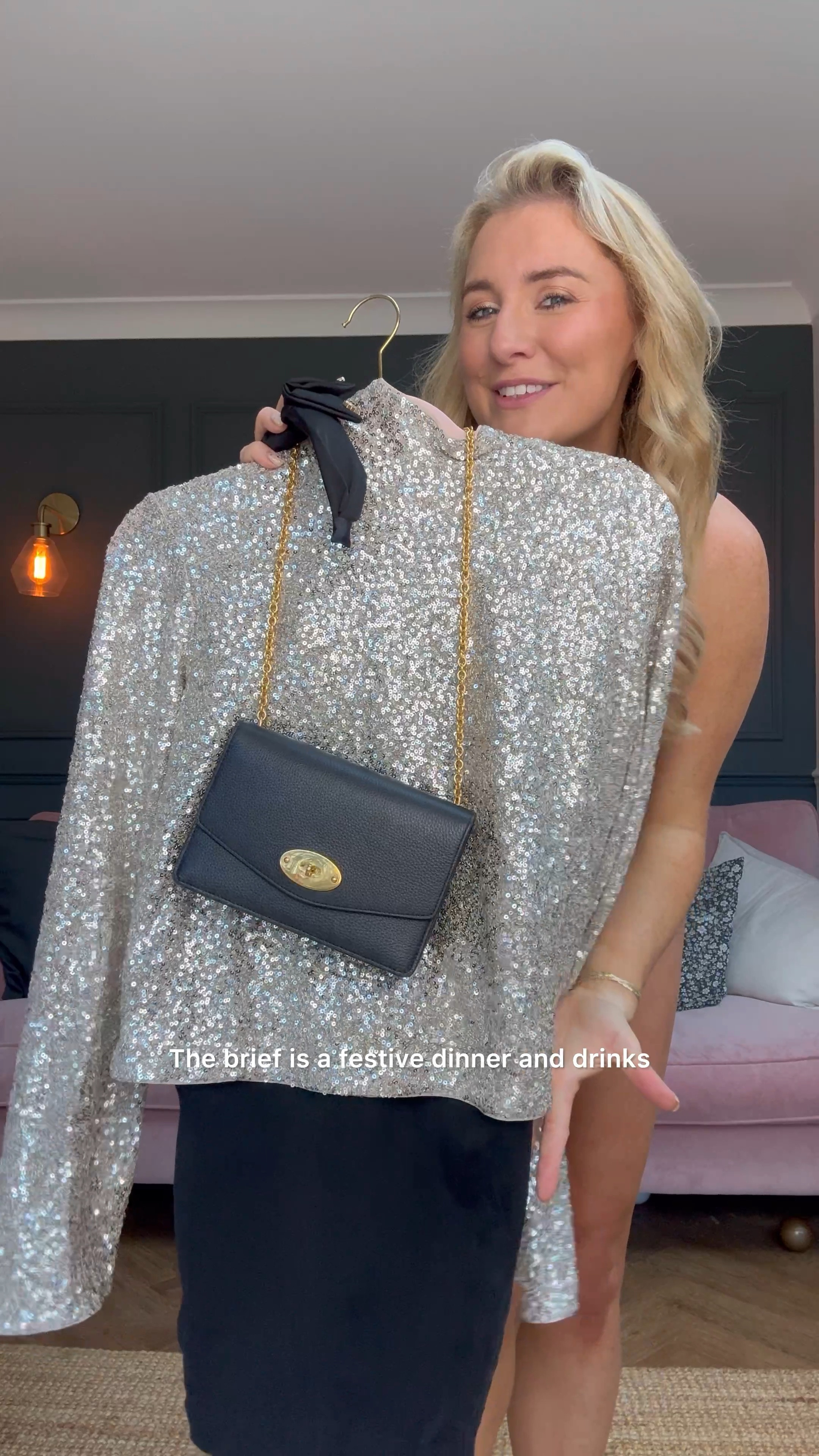 The perfect festive drinks outfit ✨ the other trousers are the Mabel Cupro’s by Beyond Nine and are my favourite trousers ever!! I wear a size small. Everything else linked plus alternatives 🤍