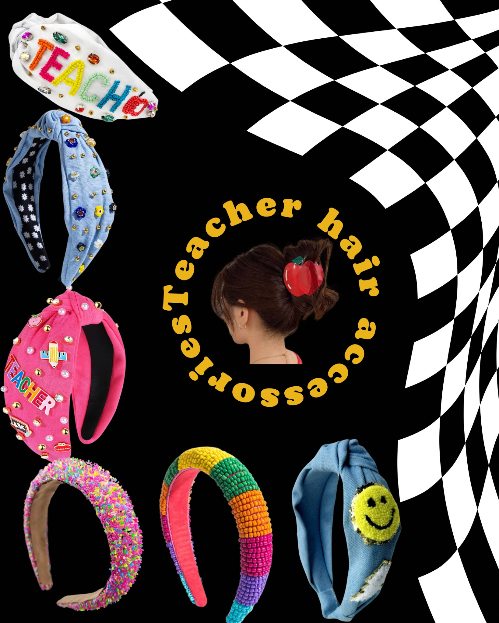 Teacher hair accessories 🍎🎀 

#LTKBacktoSchool #LTKstyletip #LTKworkwear