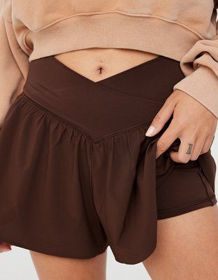 OFFLINE By Aerie Real Me Crossover Flowy Short | Aerie