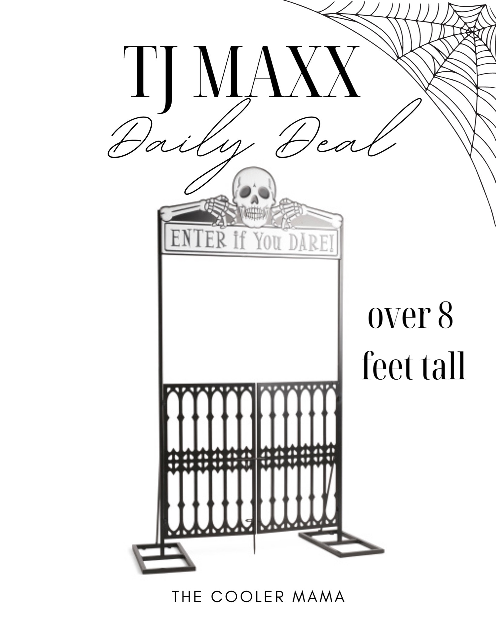 TJ MAXX spooky daily deal! This Halloween outdoor decor is over 8 feet tall! 

#LTKFind #LTKSeasonal #LTKhome