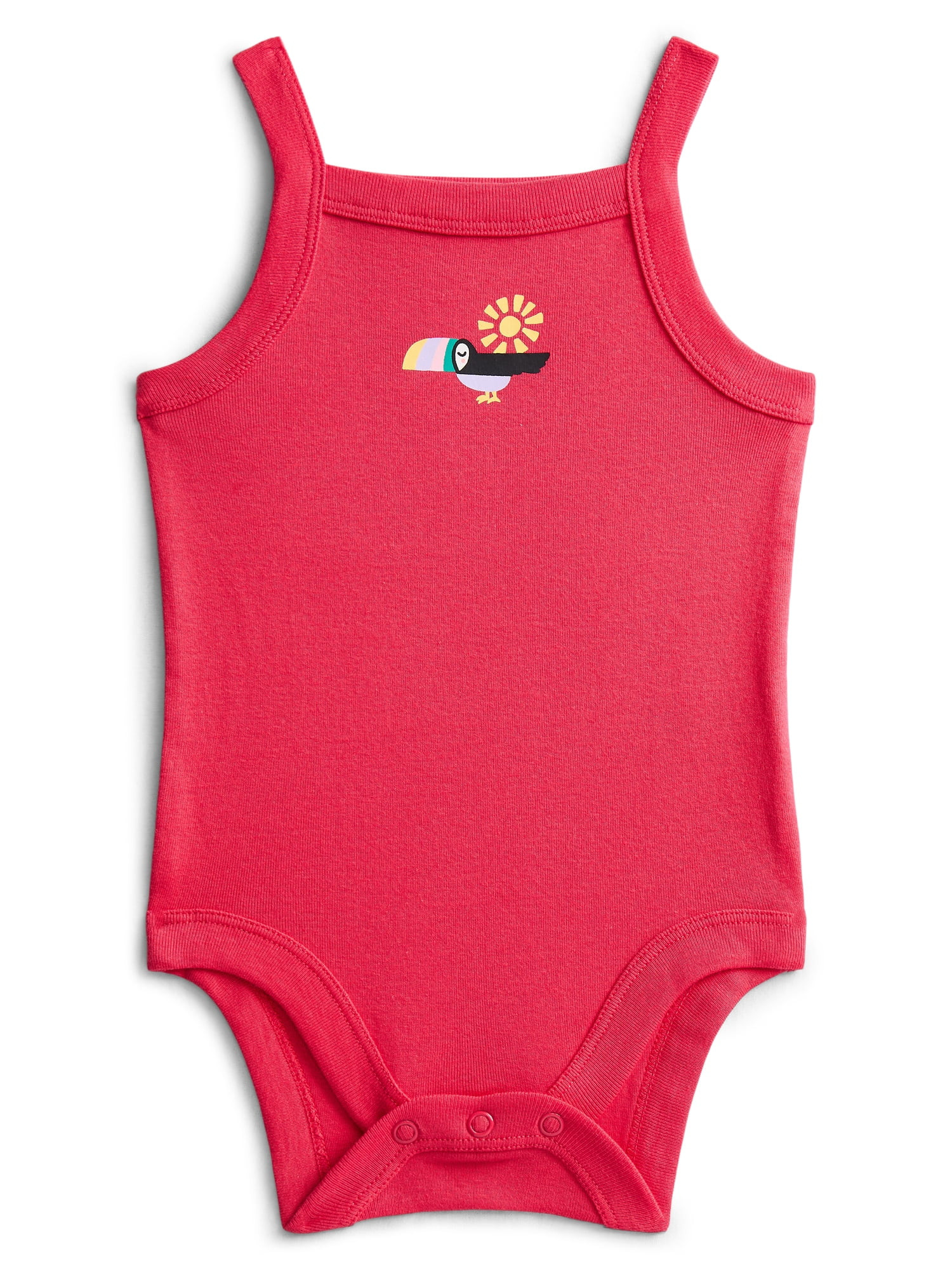 Wonder Nation Baby Girls' Tank Bodysuit, Sizes 0M-24M | Walmart (US)