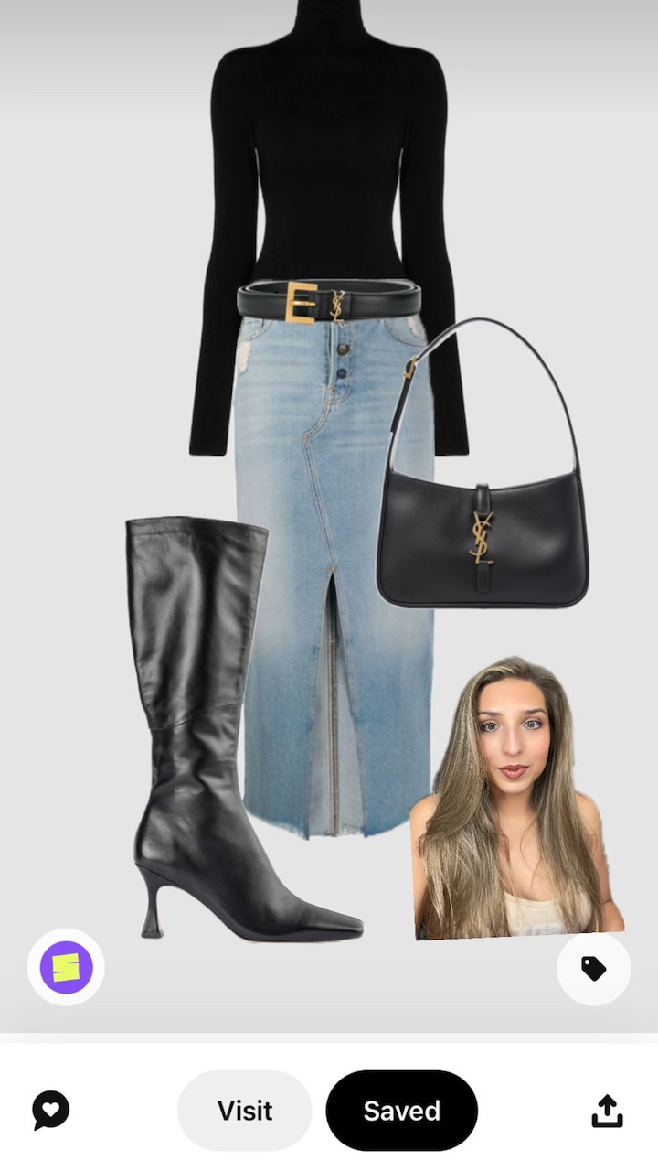 Outfit is from Tik Tok. Re-creating Pinterest inspired outfits with clothes from my closet 📌.  Some of the exact items are linked as well as similar ones. 
Top- small
Skirt- size 4 
Boots- size 7.5 
Tik Tok- alexisanzovino 

#LTKHoliday #LTKstyletip #LTKSeasonal