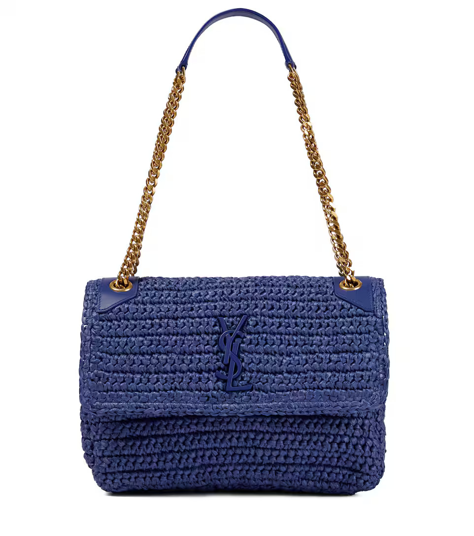 Niki Medium raffia shoulder bag | Mytheresa (UK)