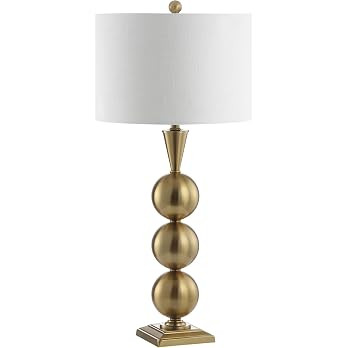 JONATHAN Y JYL3021A Mackenzie 33" Metal LED Table Lamp Contemporary Transitional Bedside Desk Nig... | Amazon (US)