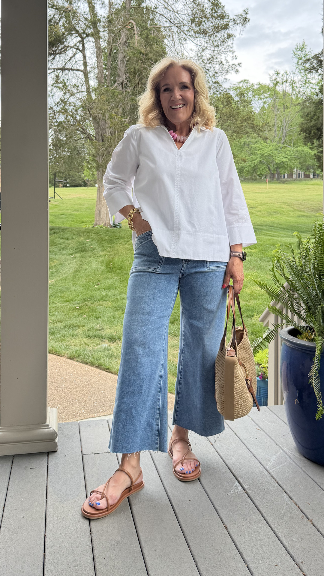 Classic pieces that always work ✨ Loving this white top and relaxed denim combo for effortless summer dressing. 🫶🏻

#LTKootd #LTKSeasonal #LTKSaleAlert