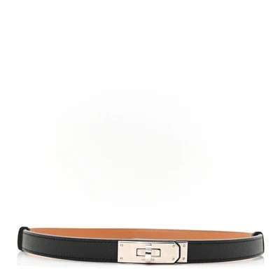 Epsom Kelly Belt Black | FASHIONPHILE (US)