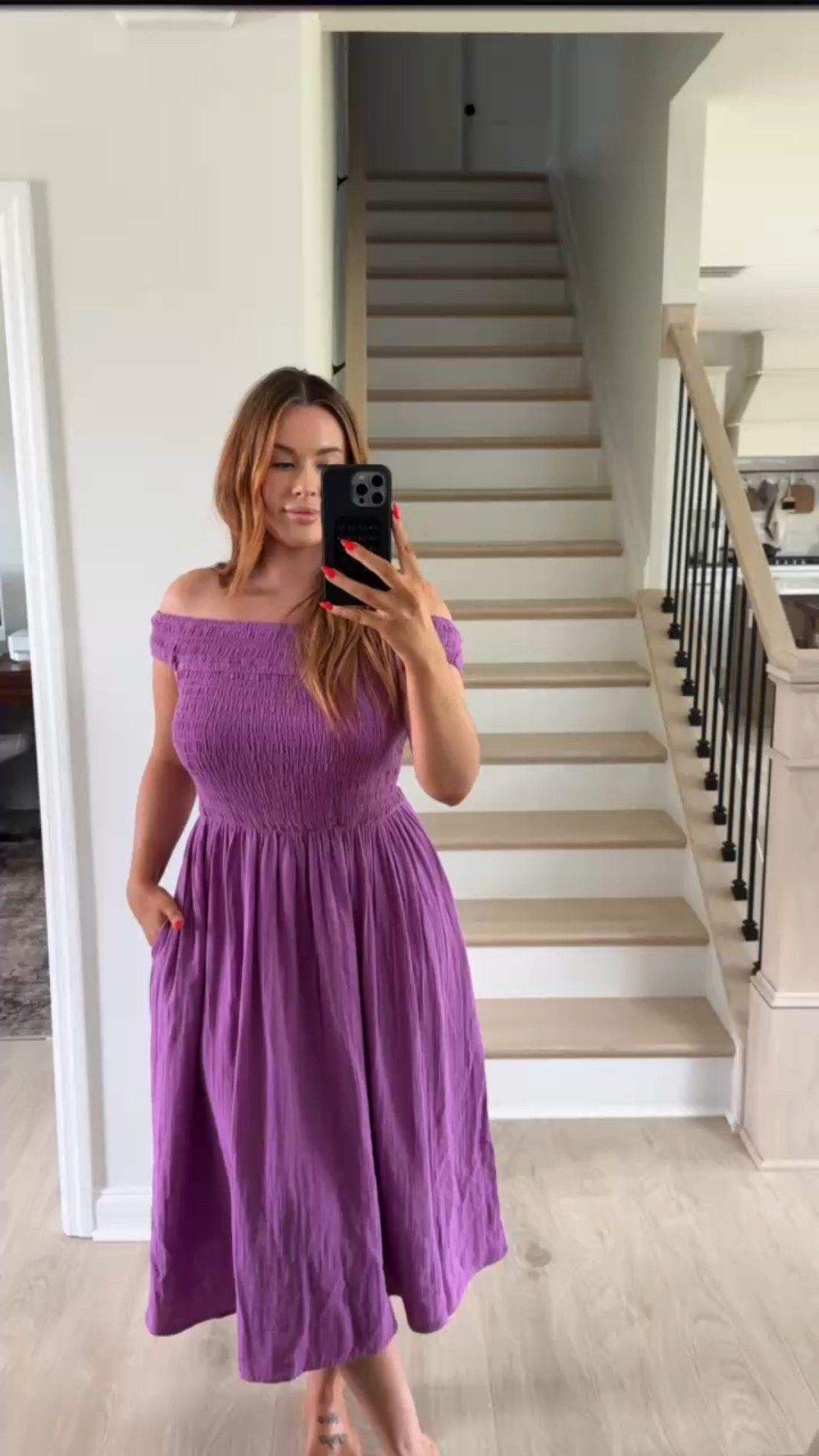 Maxi off shoulder dress lightweight for summer 💐 I’m wearing a size large :)

#LTKFindsUnder50 #LTKSummerEdit #LTKStyleTip