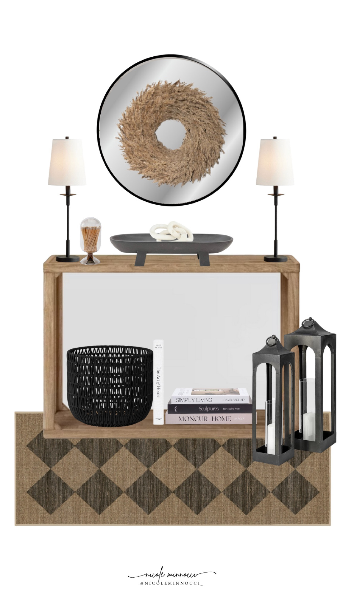 Entryway styling ideas- neutral & rustic with modern touches. 

#LTKHome #LTKFamily #LTKOver40