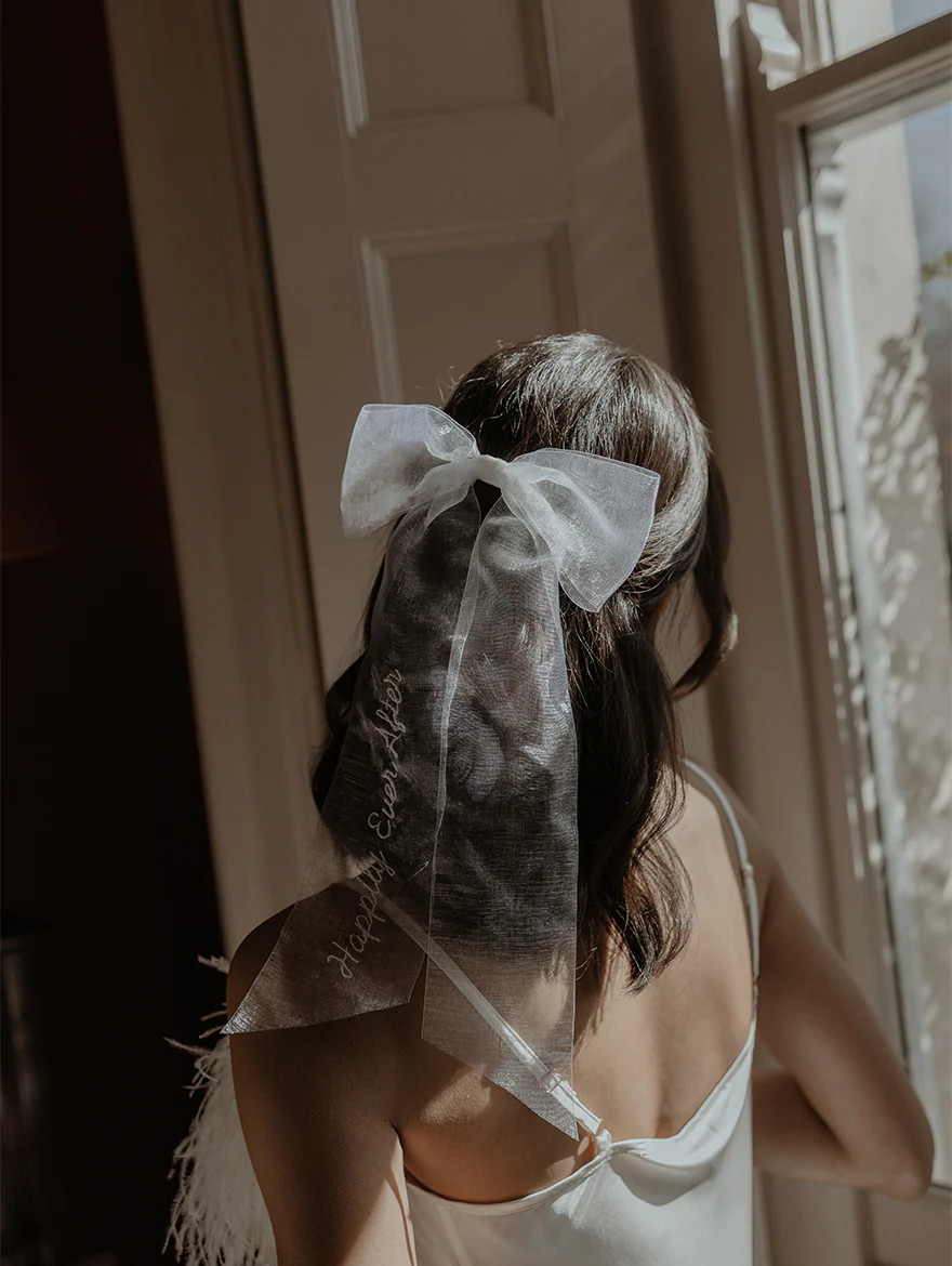 Gigi Embroidered Bow | Gigi & Olive