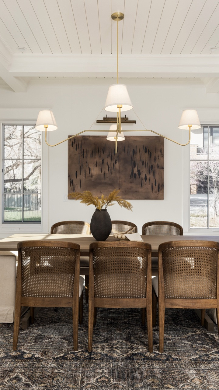 Stunning Walmart cane-upholstered dining chairs paired with this beautiful IKEA table!

Dining table, dining chairs, Walmart home, McGee and co, amber interiors

#LTKHome