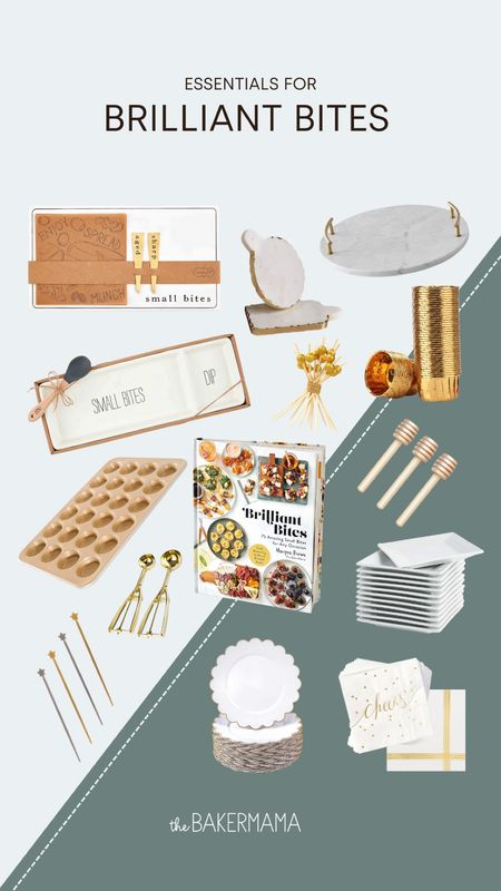 Shop my favorite products for making and serving the bites recipes in my Brilliant Bites cookbook! 📚🤩❤️

Mini Muffin Pan | Appetizer Plates | Cocktail Napkins | Serving Platter | Cookie Scoop | Food Picks | Mini Honey Dipper

#LTKGiftGuide #LTKparties #LTKhome