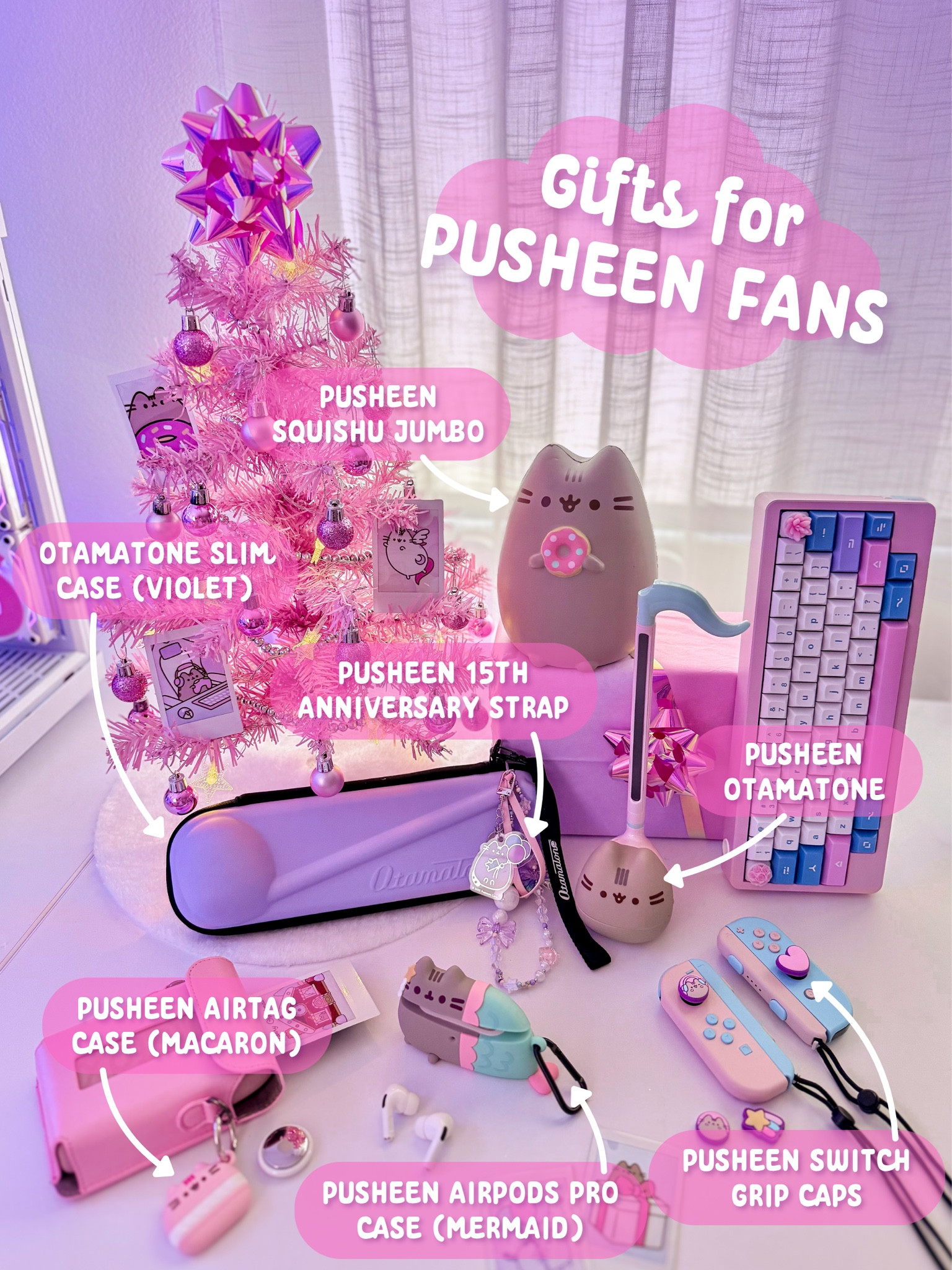 Gifts for Pusheen fans! 😻💕🎄 These Pusheen top picks are adorable! 🥹✨ I especially love the wristlets and AirPod cases, and the Otamatone is so cute~ 😭💜

Linked all the products shown + more from Hamee! 🎀

🎁🩷🎁🩷🎁🩷🎁

Hamee US, Hamee Holiday 2025, Pusheen, gift guide, stocking stuffers, Christmas wish list, Christmas gifts, cute gift ideas, iFace, blind box, collectibles, squishu, squishy, AirPod accessories, AirTag case, iPhone accessories, Android accessories, beaded wristlet, Otamatone, Otamatone case, gifts for gamers, last minute gifts

#LTKHoliday #LTKGiftGuide #LTKFindsUnder50