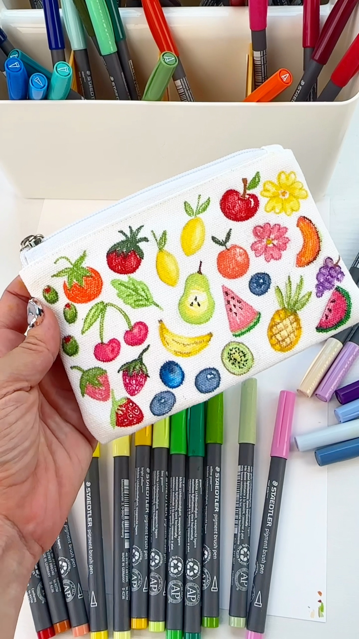 Cute zipper pouch craft