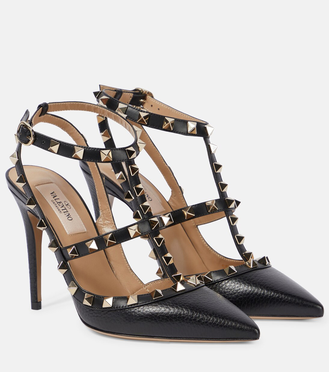 Valentino Garavani Rockstud leather pumps | Mytheresa (UK)