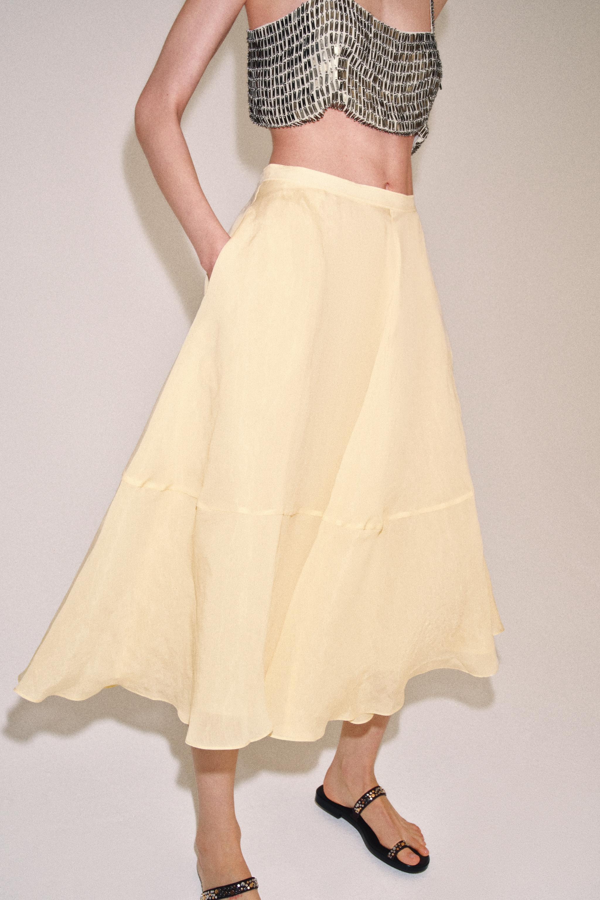 ZW COLLECTION CAPE SKIRT | Zara US